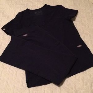 Figs Navy Scrub Set XSP